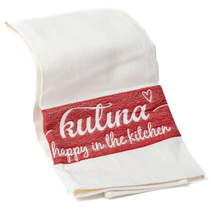 215238 uterka kulina 47 x 65 cm bila cervena bavlna kulina