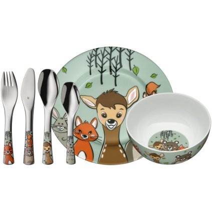 215427 sada detskeho nadobi forest friends sada 6 ks wmf