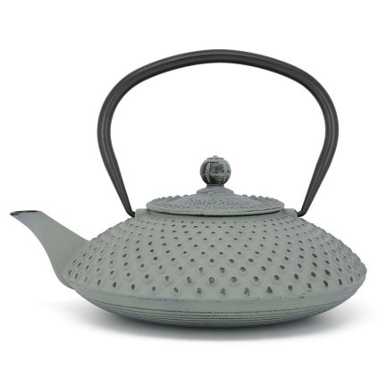 219398 cajova konvice s infuzerem xilin 1 25 l svetle zelena litina bredemeijer