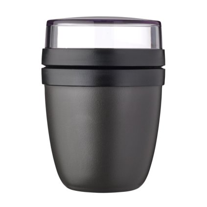 222353 obedovy box ellipse mini 300 120 ml severska cerna plast mepal