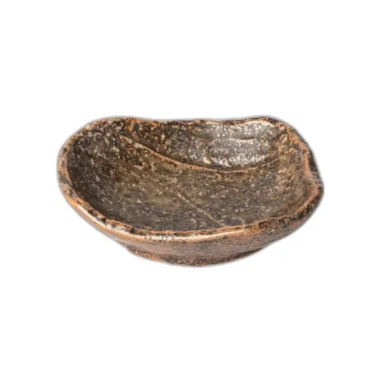 231508 miska na omacku terra 60 ml hneda keramika mij