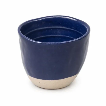 231535 salek lopsided 180 ml modra keramika mij