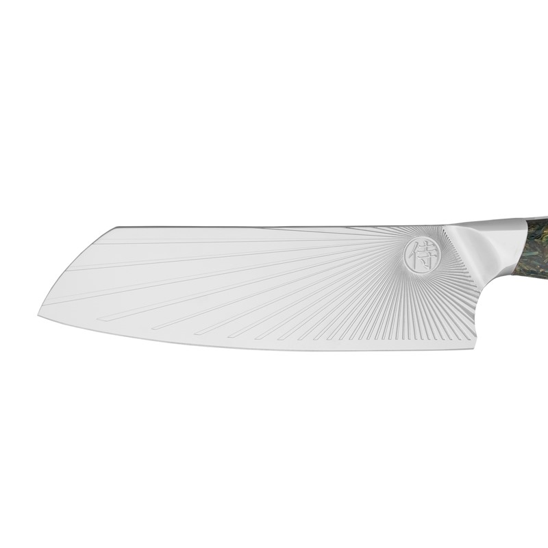 Santoku nuga SANDVIK GREEN NORTHERN SUN 18,5 cm, Dellinger