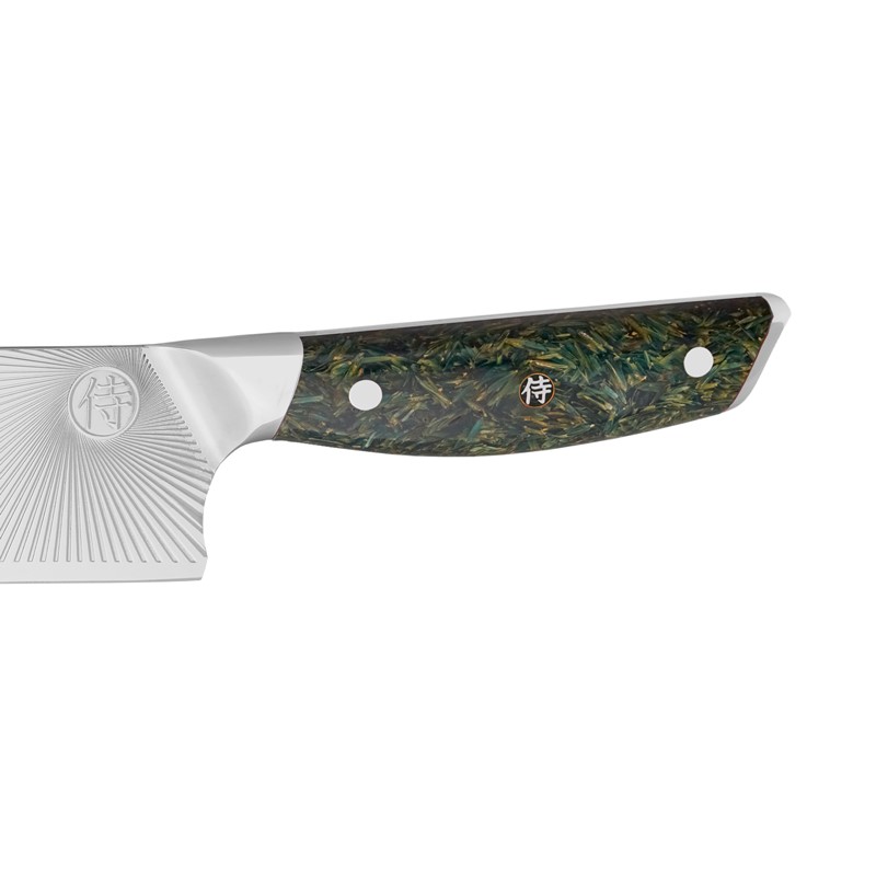 Santoku nuga SANDVIK GREEN NORTHERN SUN 18,5 cm, Dellinger