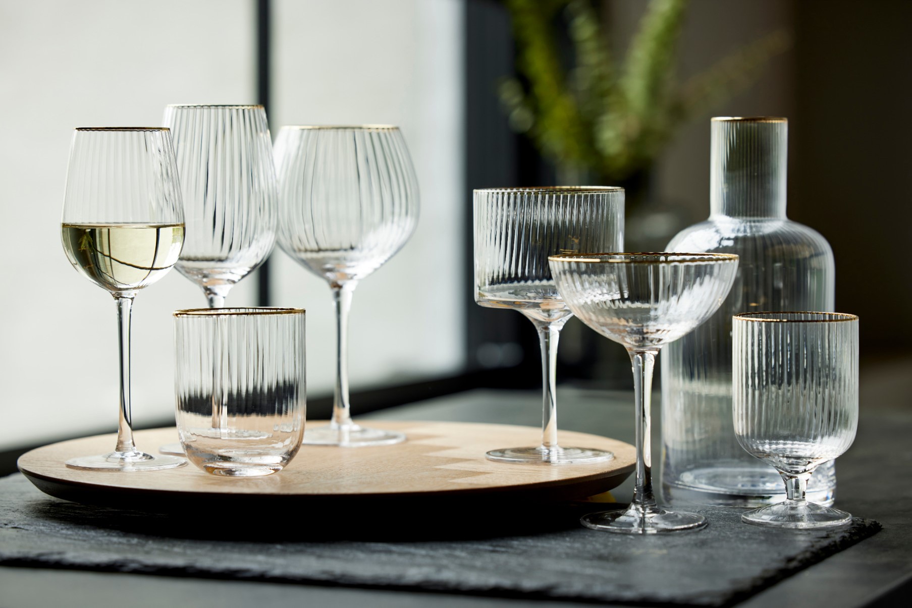 Klaas PALERMO GOLD, 4 tk komplektis, 350 ml, Lyngby Glas