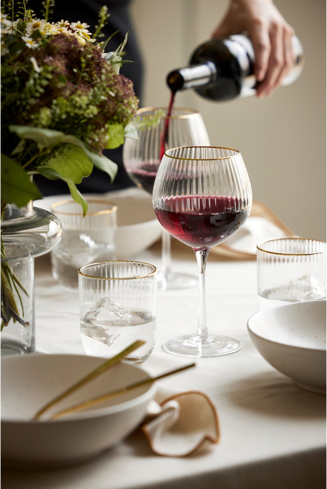 Klaas PALERMO GOLD, 4 tk komplektis, 350 ml, Lyngby Glas