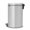 Pedaaliga prügikast NEWICON 20 l, metallikhall, Brabantia