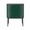 Puutetundlik prügikast BO TOUCH BIN 3 x 11 l, roheline, Brabantia