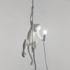 Rippvalgusti MONKEY WITH ROPE 76,5 cm, valge, Seletti