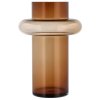 Vaas TUBE 30 cm, merevaigukollane, klaas, Lyngby Glas