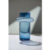 Vaas TUBE 40 cm, tumesinine, klaas, Lyngby Glas