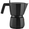 Moka espressokann MOKA 300 ml, must, alumiinium, Alessi