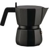 Moka espressokann MOKA 150 ml, must, alumiinium, Alessi