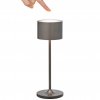 Kaasaskantav laualamp FAROL MINI 19,5 cm, LED, põletatud metall, alumiinium, Blomus