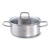 Madal haudepott VISEO 20 cm, hõbe, roostevaba teras, Fissler