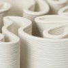 Vaas DEDALI 25,5 cm, valge, savinõud, kindel LIVING
