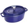 140960 ovalny hrnec tmave modra v 6 5 l staub