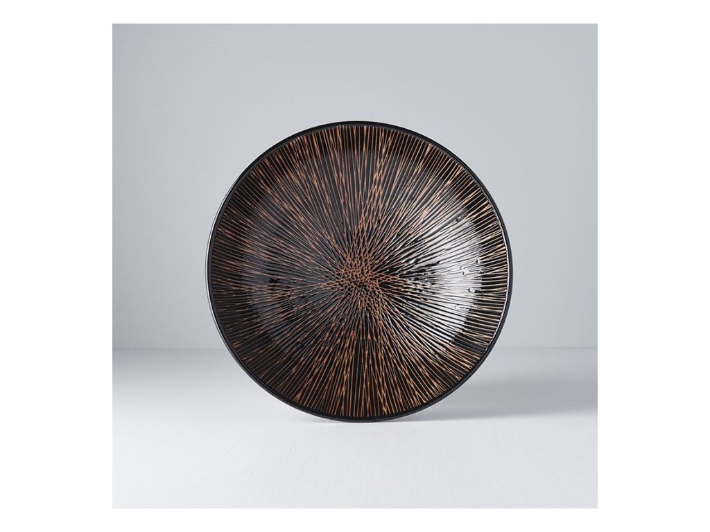 Liten skål BRONZE CONVERGING 24 cm, 900 ml, keramik, MIJ