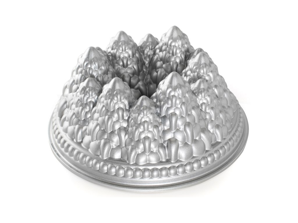 Bakform PINE FOREST, silver, Nordic Ware