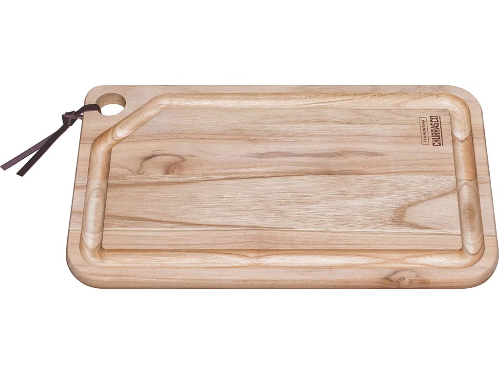 Skärbräda CHURRASCO 40 x 24 cm, brun, teakträ, Tramontina