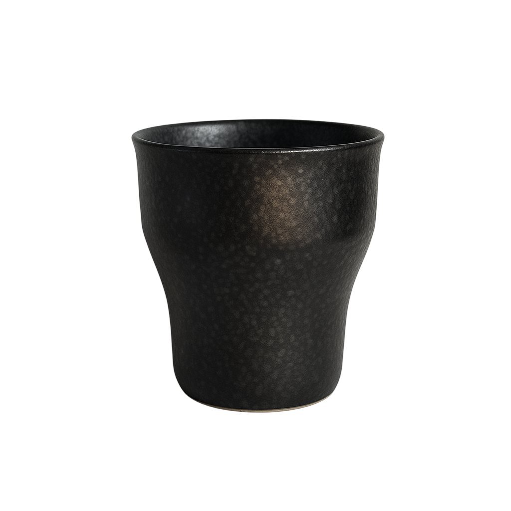 Kopp CRAFT 100 ml, svart, keramik, MIJ