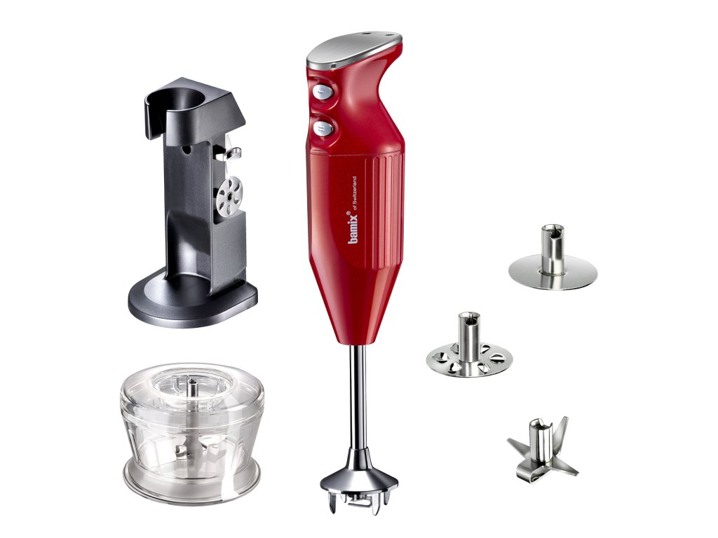 Stavmixer DELUXE typ C, 200 W, röd metallic, Bamix