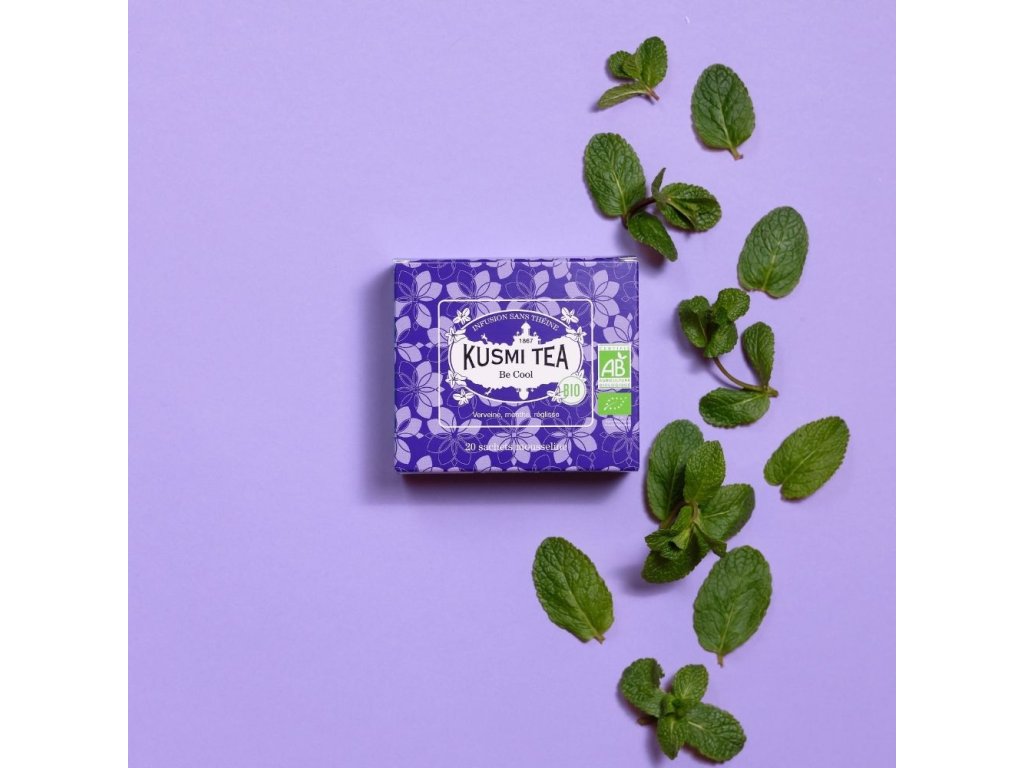 Örtte BE COOL, 20 muslinpåsar, Kusmi Tea