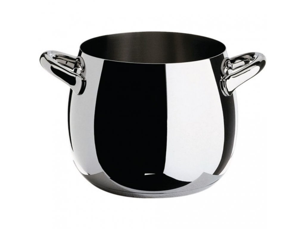 Hög kastrull MAMI, 24 cm, silver, Alessi