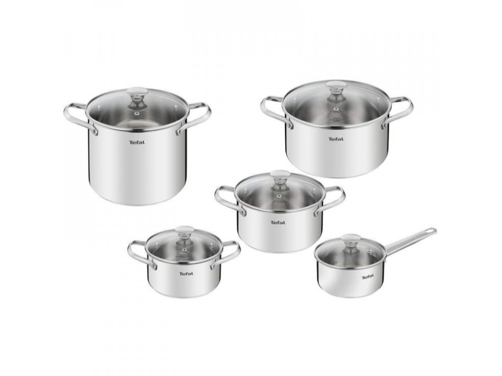 Kastrullset COOK EAT B921SA55, 10 st, Tefal