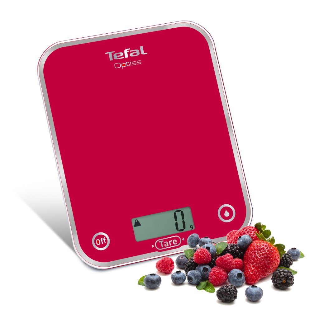 Digital matvåg OPTISS BC5003V1, röd, Tefal