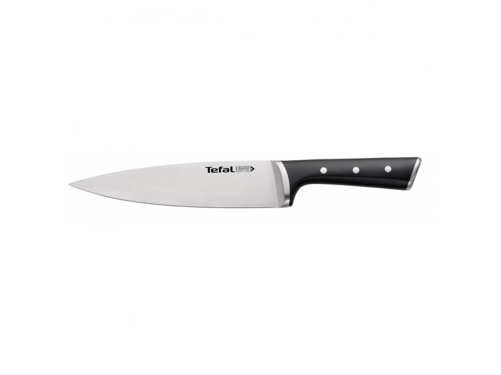 Kockkniv CHEF ICE FORCE K2320214 20 cm, rostfritt stål, Tefal