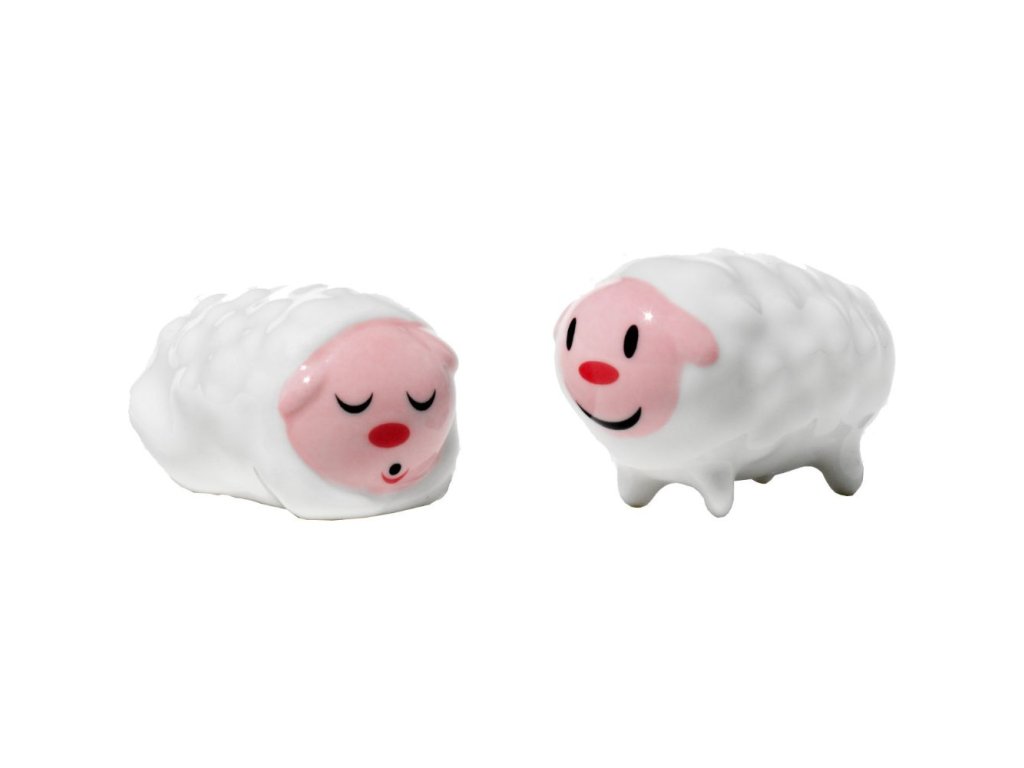 Julfigurer TINY LITTLE SHEEP, set i 2 delar, Alessi