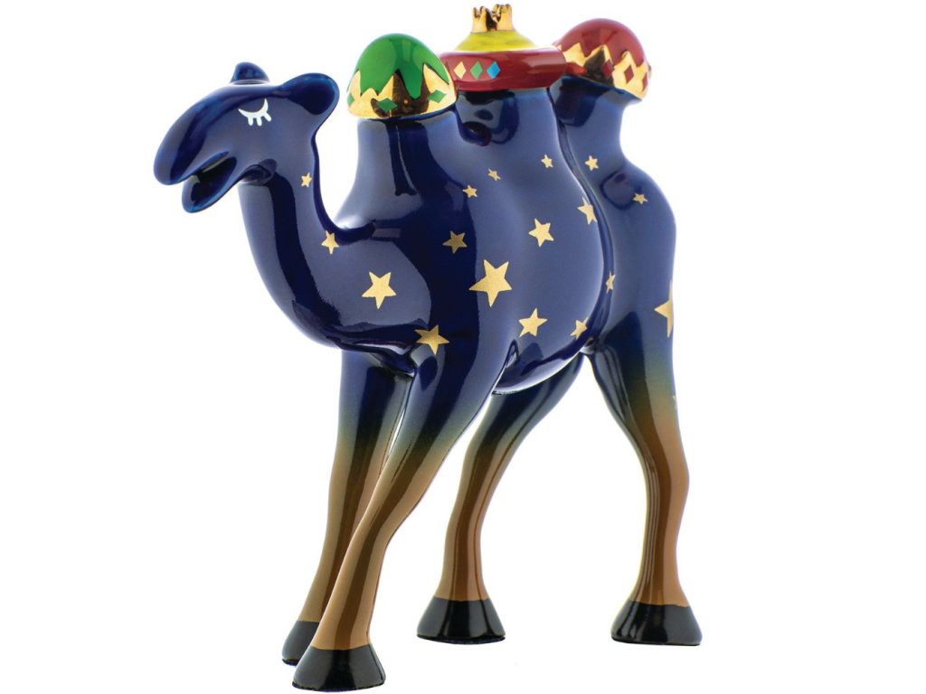 Julfigur CAMEL, marinblå, Alessi
