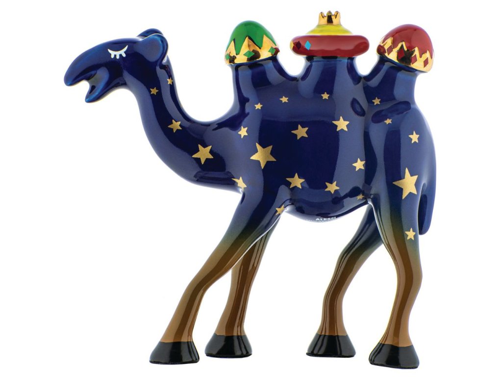 Julfigur CAMEL, marinblå, Alessi