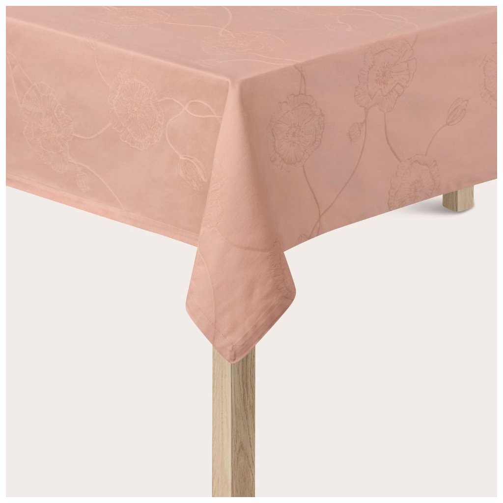 Bordsduk HAMMERSHOI POPPY 150 x 370 cm, nude, Kähler