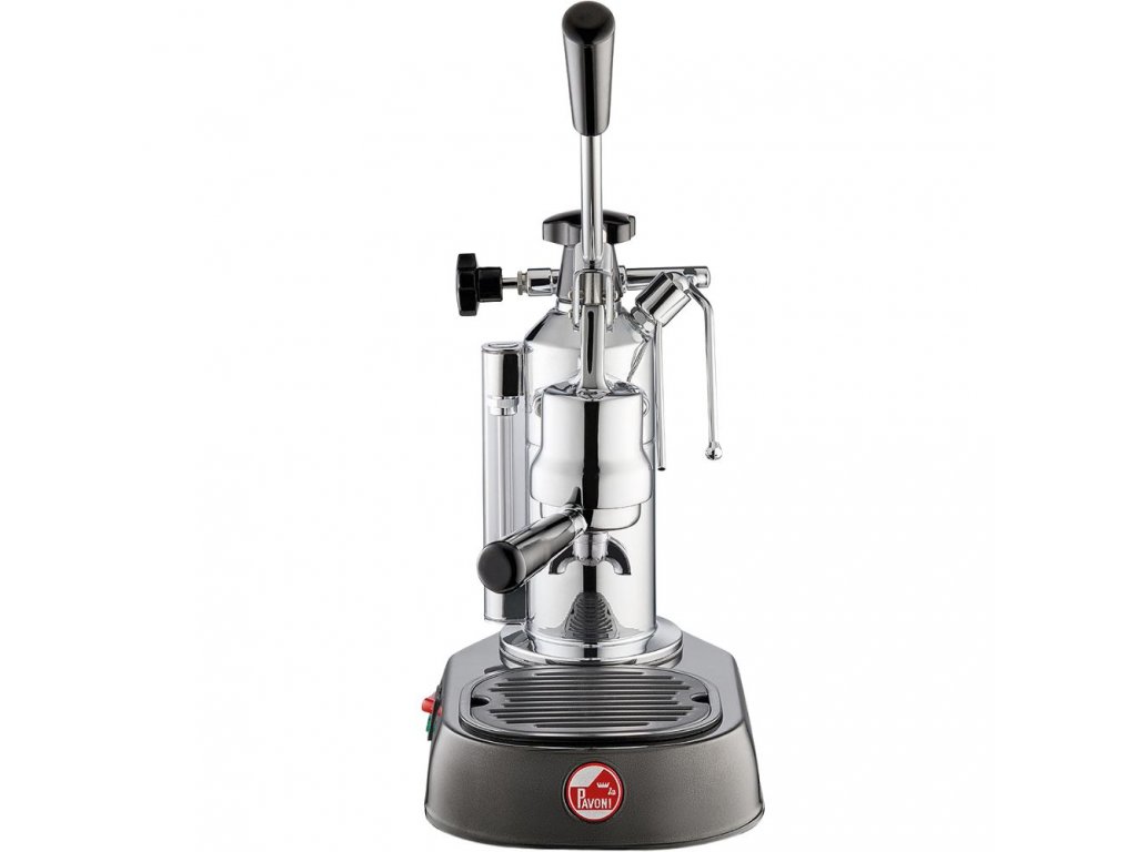 Kaffemaskin med spak EUROPICCOLA BASE silver, La Pavoni
