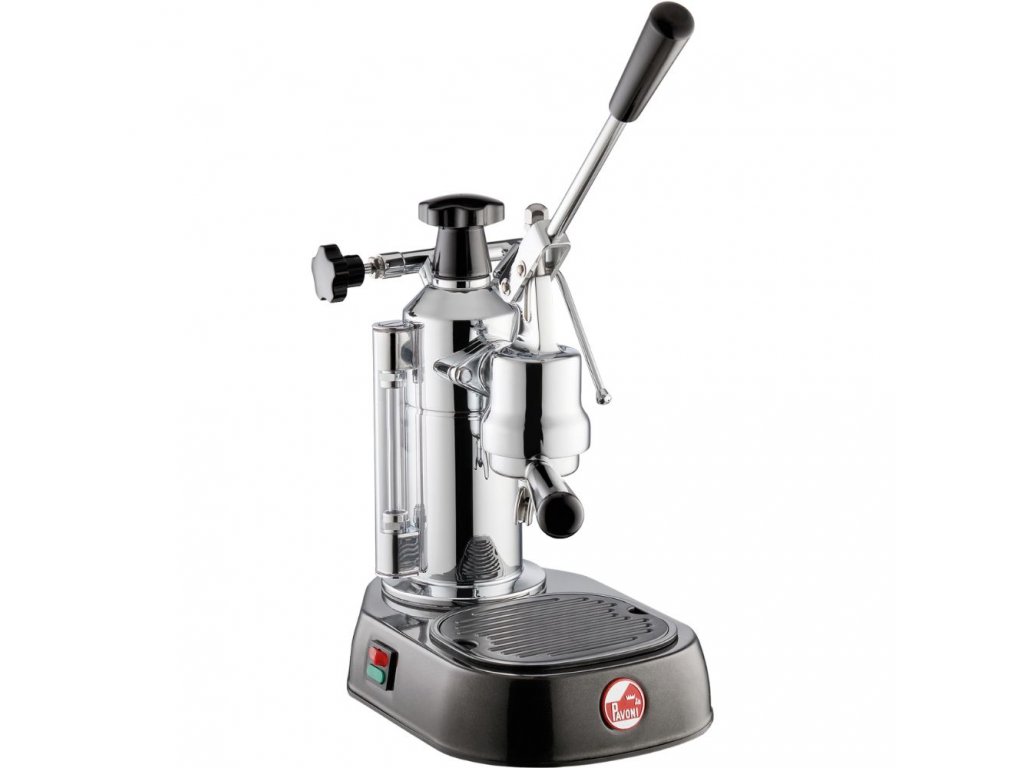 Kaffemaskin med spak EUROPICCOLA BASE silver, La Pavoni