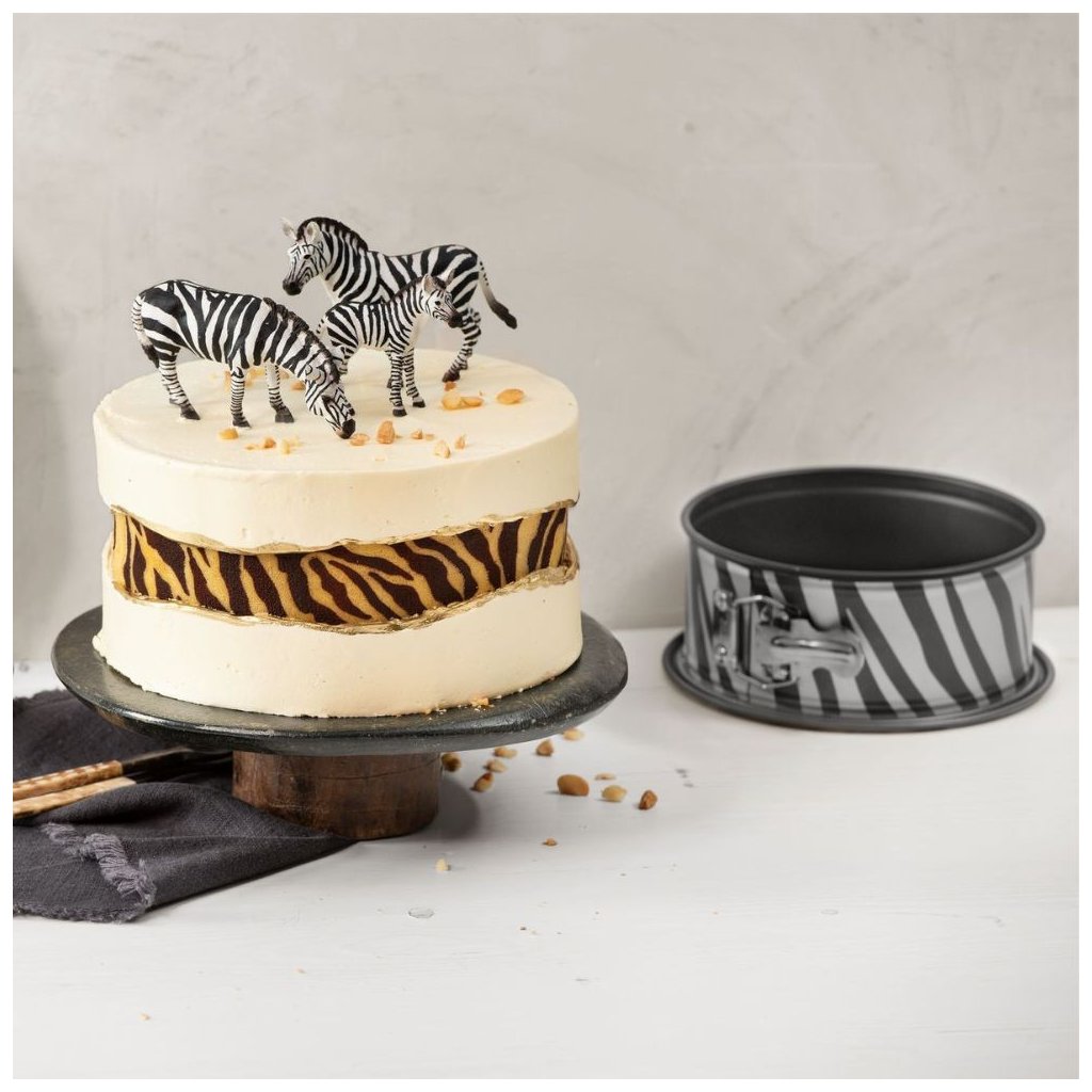 Springform ZEBRAFRICA 18 cm, grå, Kaiser