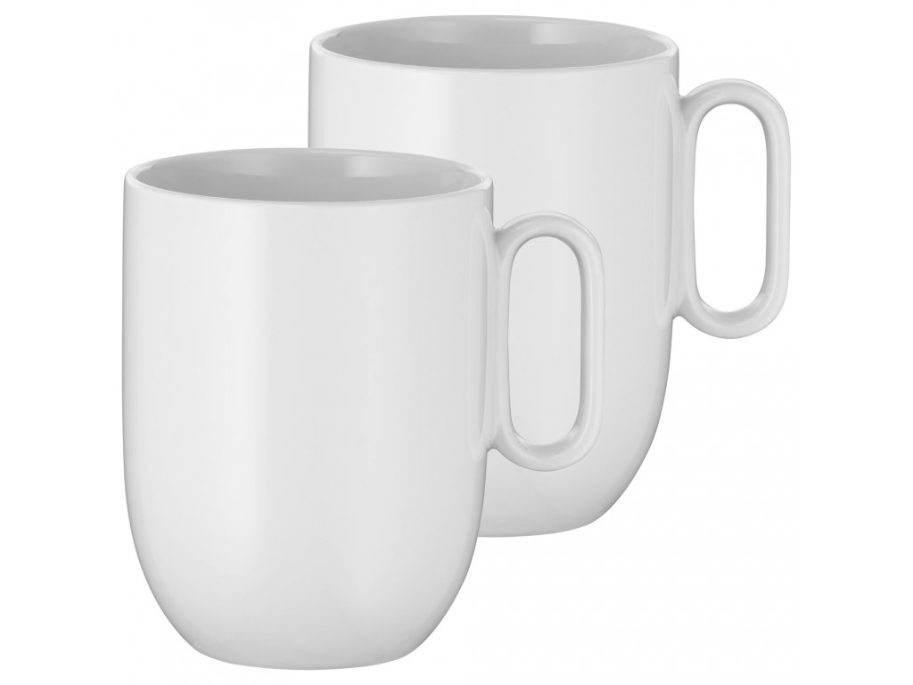 Kaffekopp BARISTA 380 ml, set i 2 delar, vit, porslin, WMF