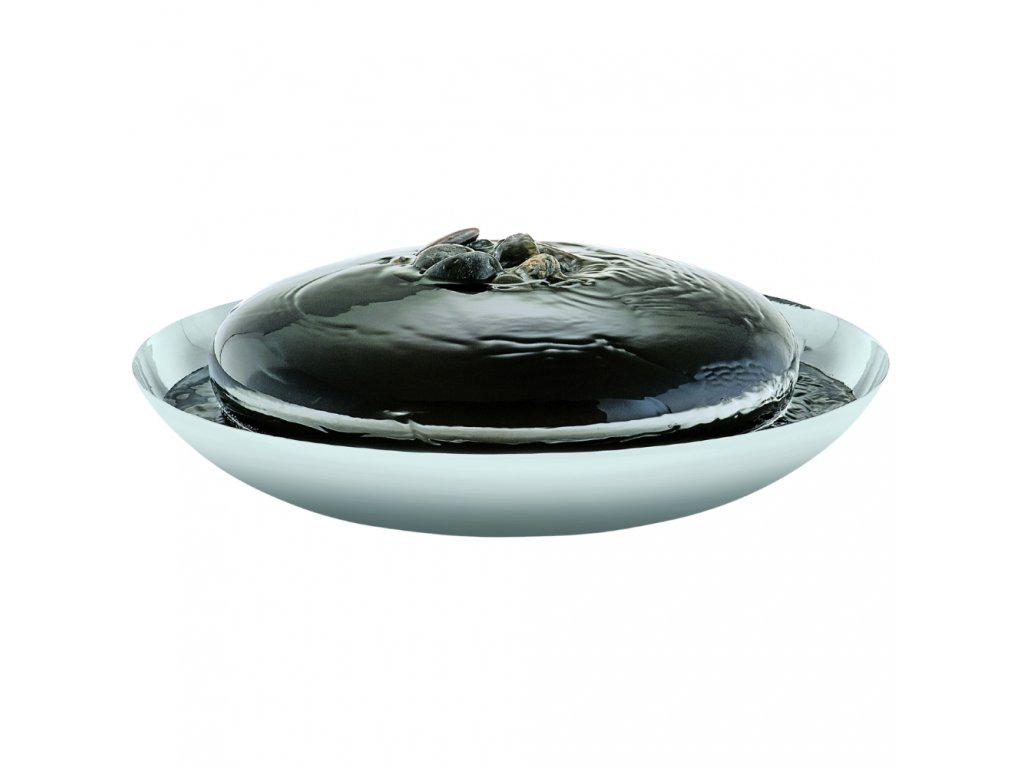 Vattenfontän inomhus SPRING 40 cm, silver, Philippi