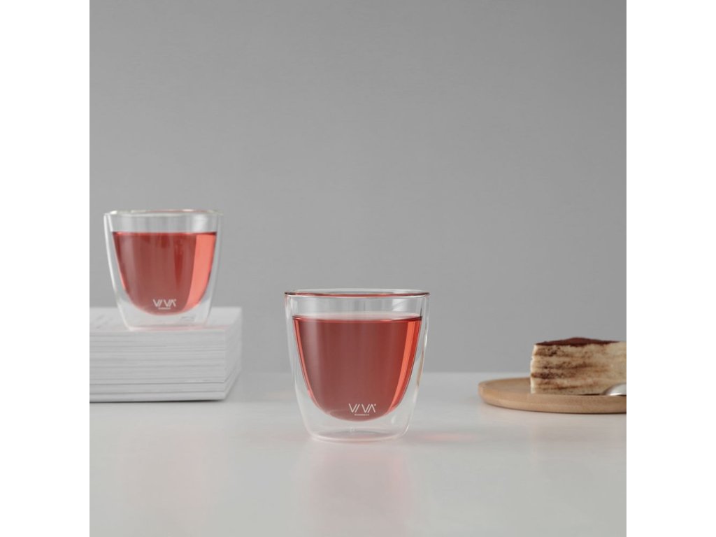 Teglas LAUREN, set i 2 delar, 220 ml, dubbelväggig, Viva Scandinavia