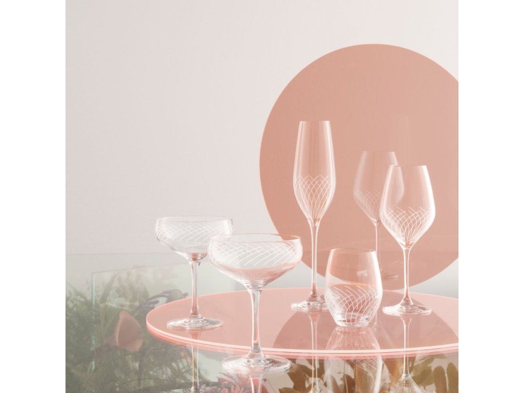 Champagneglas CABERNET LINES, set i 2 delar, 290 ml, klar, Holmegaard