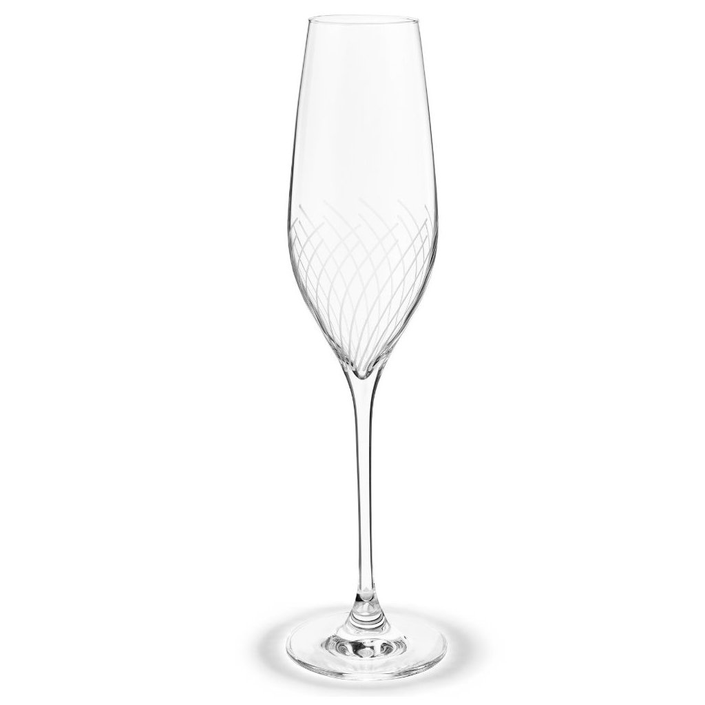 Champagneglas CABERNET LINES, set i 2 delar, 290 ml, klar, Holmegaard