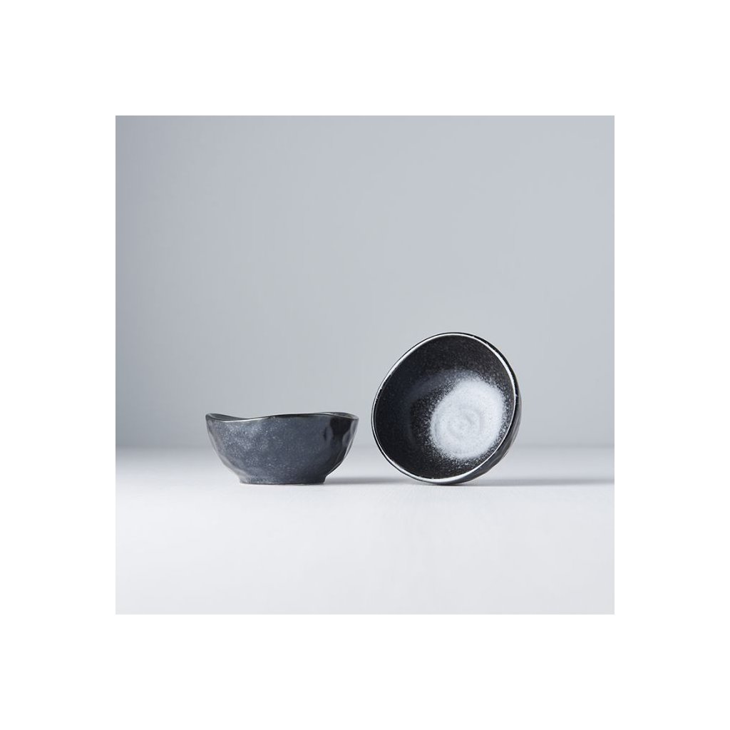 Såsskål MATT BLACK 8,5 cm, 100 ml, MIJ