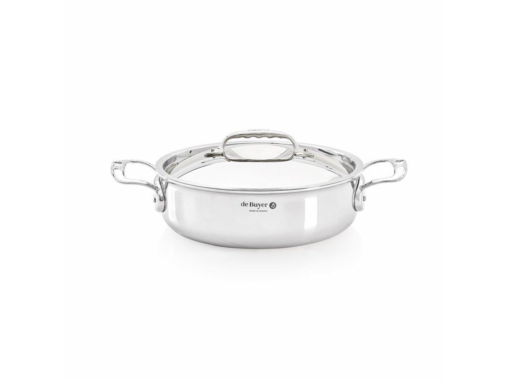 Gryta AFFINITY 28 cm, 4,6 l, med lock, de Buyer