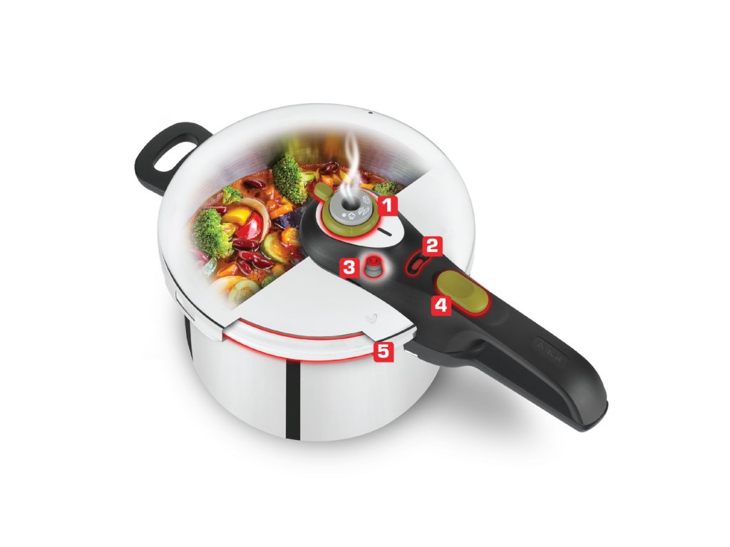 Tryckkokare SECURE 5 NEO 22 cm, 8 l, Tefal