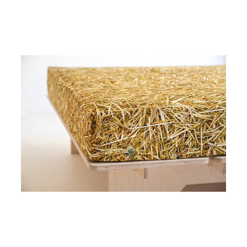 Dubbelt dra-på-lakan STRAW 160 x 200 cm, Foonka