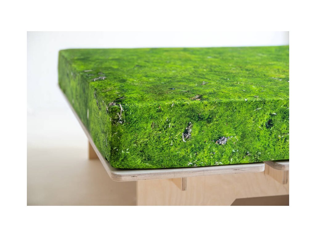 Dubbelt dra-på-lakan MOSS 160 x 200 cm, Foonka