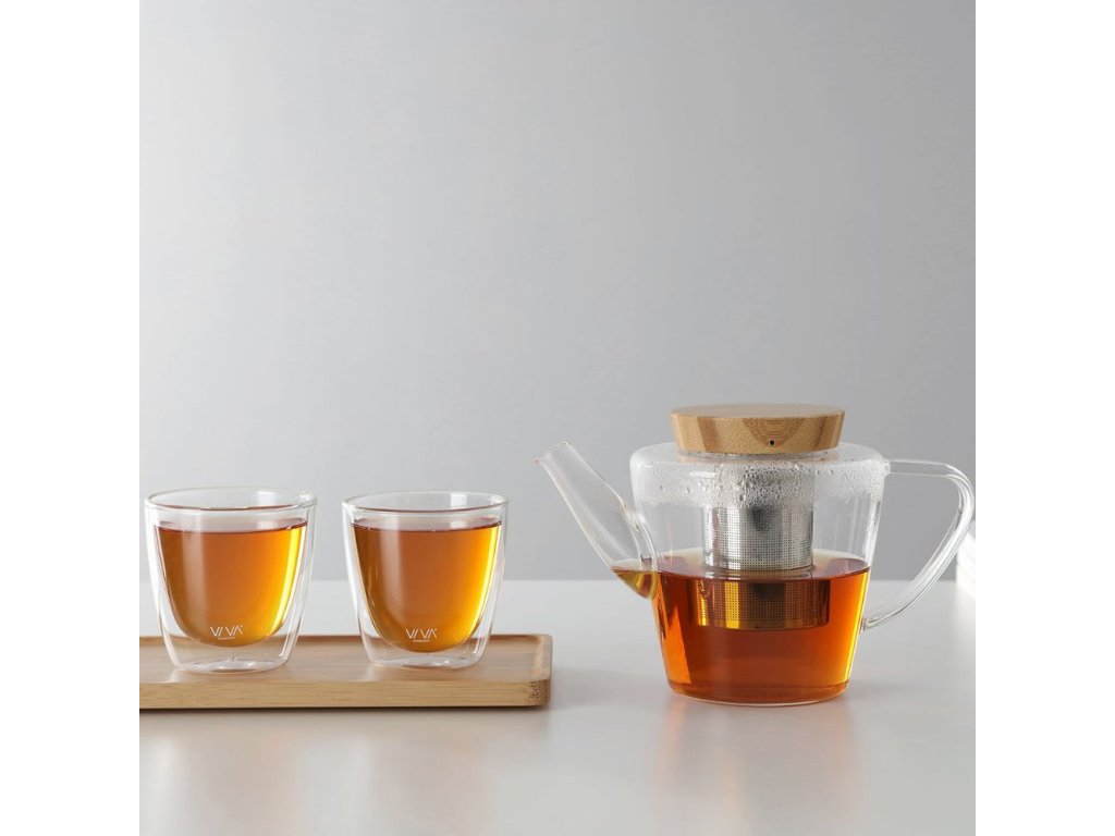 Tekanna INFUSION 1 l, ljust, glas1, Viva Scandinavia