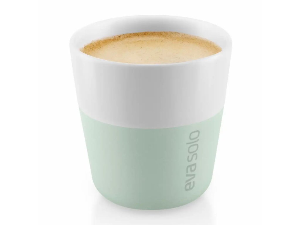 Termosmugg för espresso 80 ml, set i 2 delar, salvia, Eva Solo
